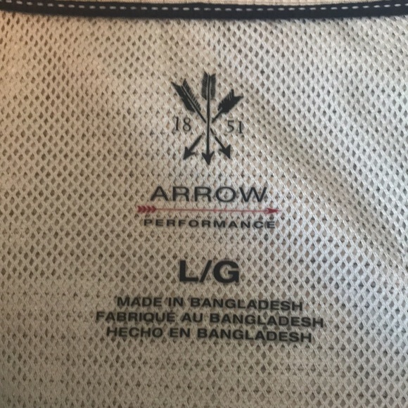 Mens 1851 Arrow Performance short sleeve with 2 hidden front pockets - Picture 4 of 4